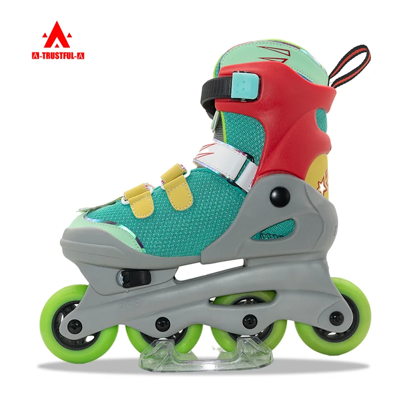 Wholesale Children love style Retractable Adjustable inline skating Outdoor roller inline skates shoes