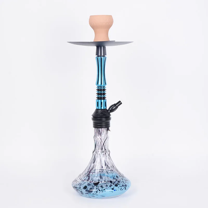 Factory Bottle Stem Aluminum China Shisha Hookah Set Wholesale Medium Size Bar Hookah Sets
