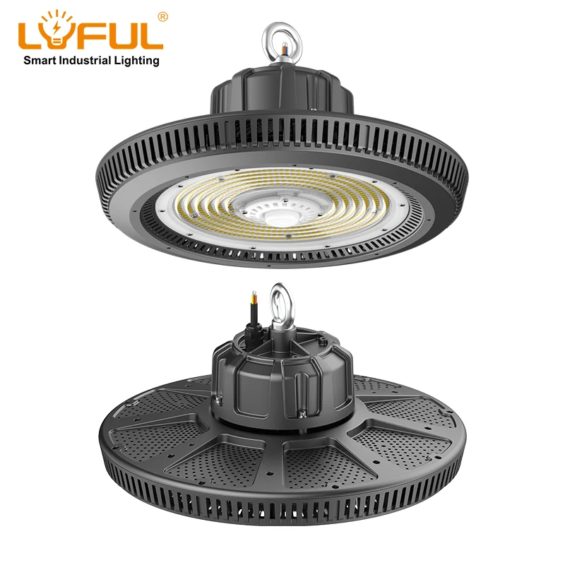 Motion Sensor Radar sensing LED UFO High Bay Light 100W 150W 200W Supermarket UfO Warehouse Factory Light High Bay Light