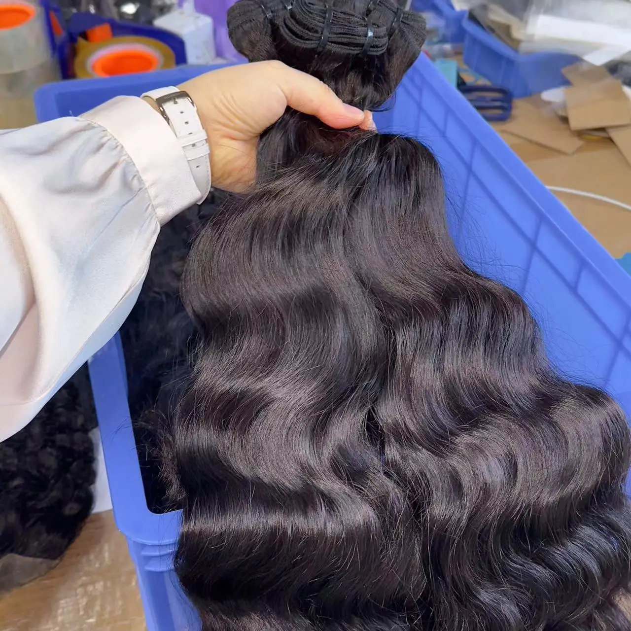 Vietnamese RAW Natural Wavy Hair High Quality Factory Wholesale Price unprocessed raw hair