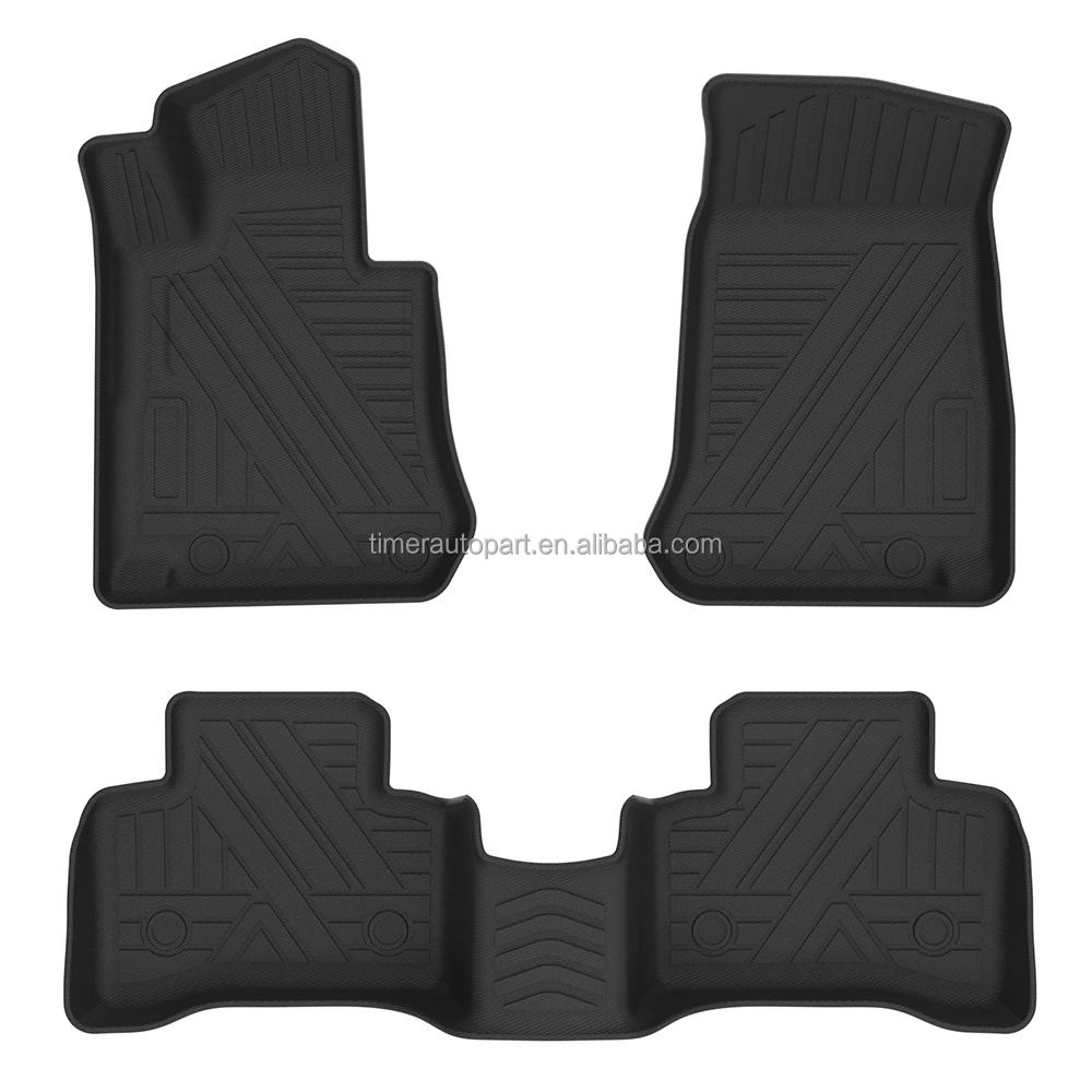 Oem Odm All Weather Floor Mats Tpe 3D Aftermarket Original Car Replacement Liner Tpo Carpet For 2022 Mercedes Benz Glc 300 C300
