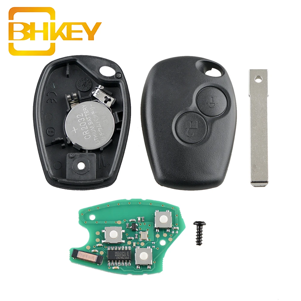2 / 3  Buttons 433 MHZ PCF7947 Chip VA2 Blade Auto Car Key Fob Remote Key For Renault Duster Fluence Clio Vivaro Master