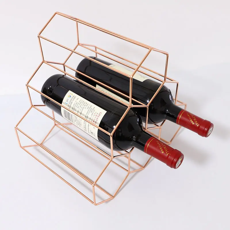 Living room Wine Rack Metal Red Wine Shelf Restaurant Hotel Wine Holder