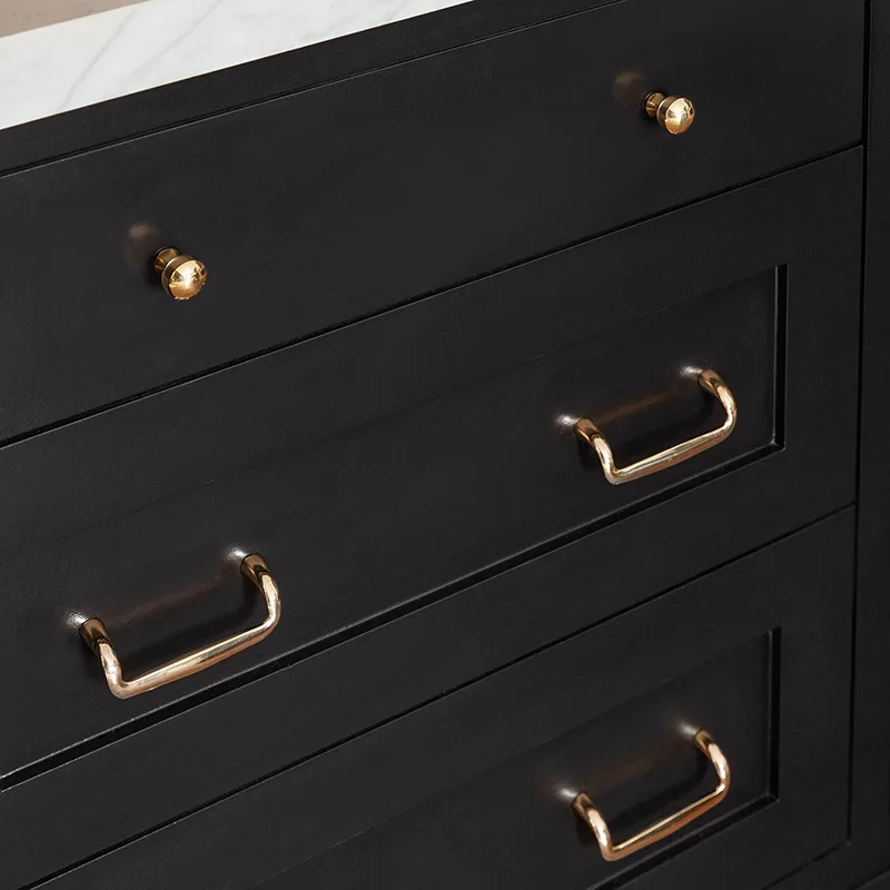 Customizable Brass Vanity Handles Cabinet Pulls Furniture Pulls Gold Wardrobe Handles Bathroom Drawer Pulls Cupboard Door Handle