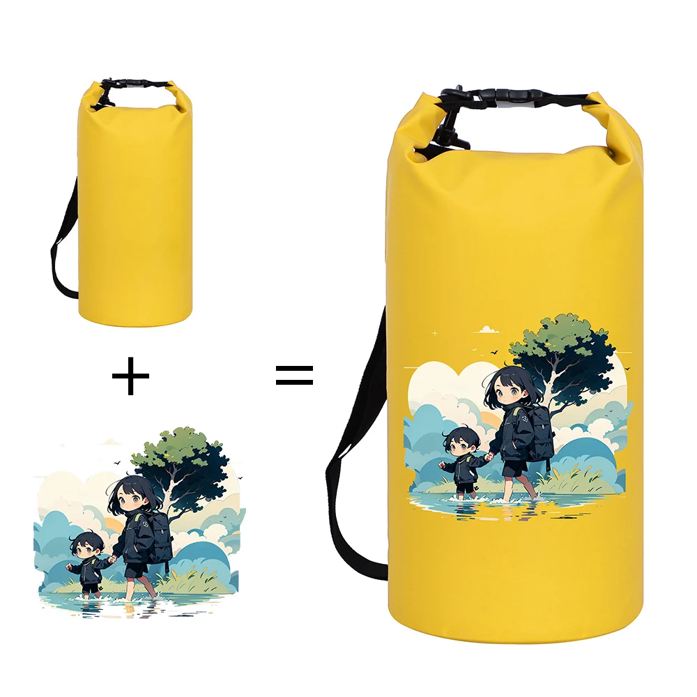 Custom Logo Water Proof  Polyester TPU 5l 10l 15l 20l Dry Bags Outdoor 500 PVC Waterproof Bag Dry Bag