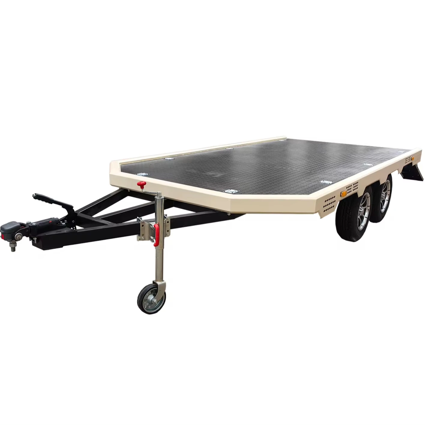 Heavy duty tandem tipping delivery VTA approved car trailer for transport vehicle