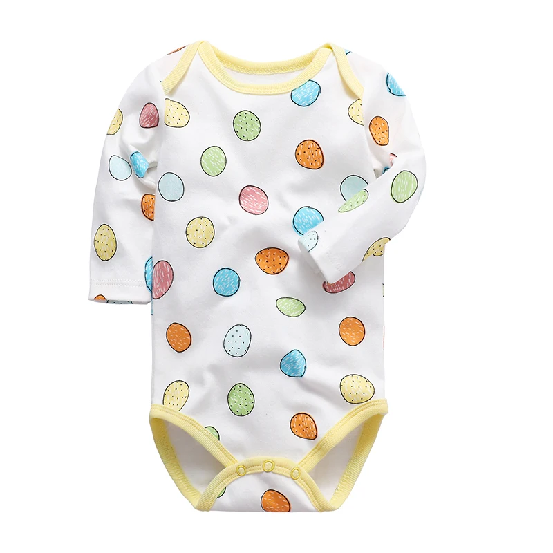Professional factory baby rompers bodysuit 100% cotton long sleeve boys rompers