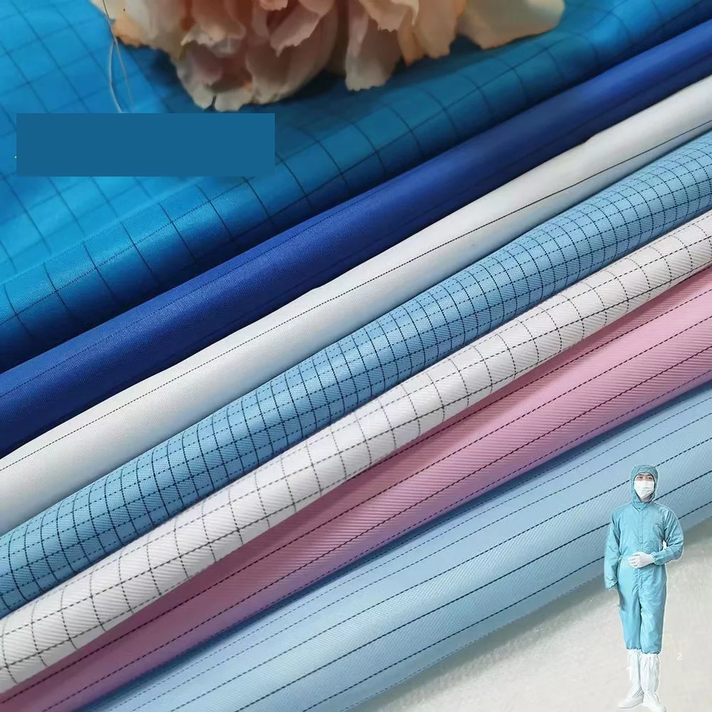 ESD Anti Static 5mm Grid Strip Polyester Fabric