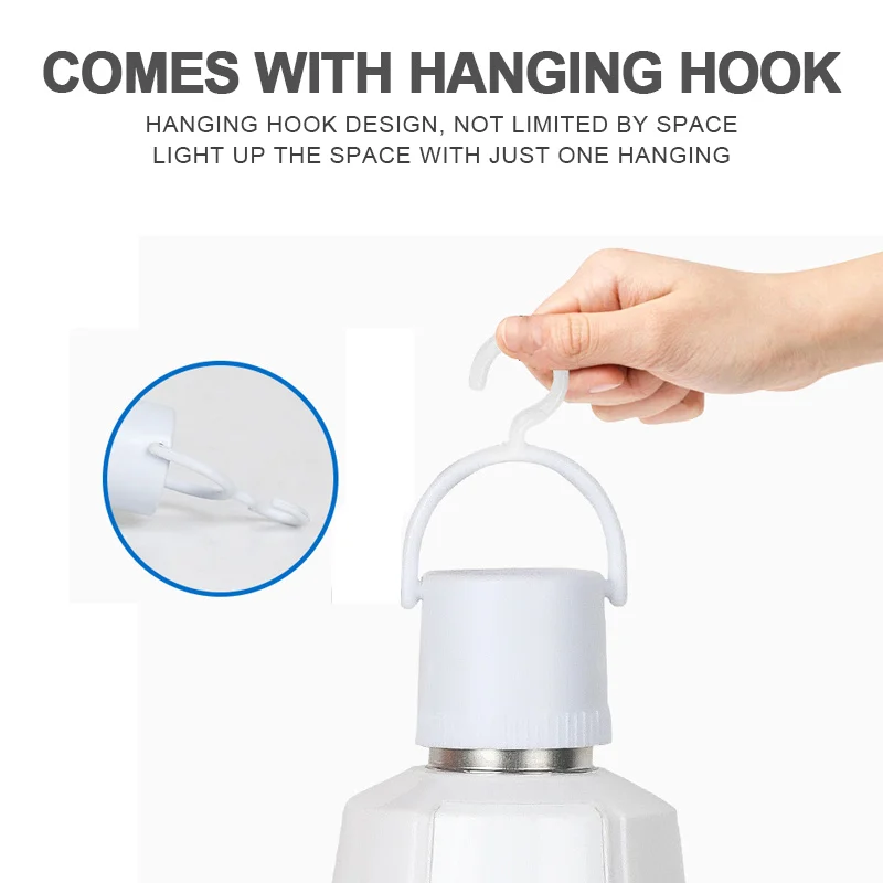 Smart Rechargeable Emergency Led Bulb Indoor Home E27 B22 Lighting for Night Market