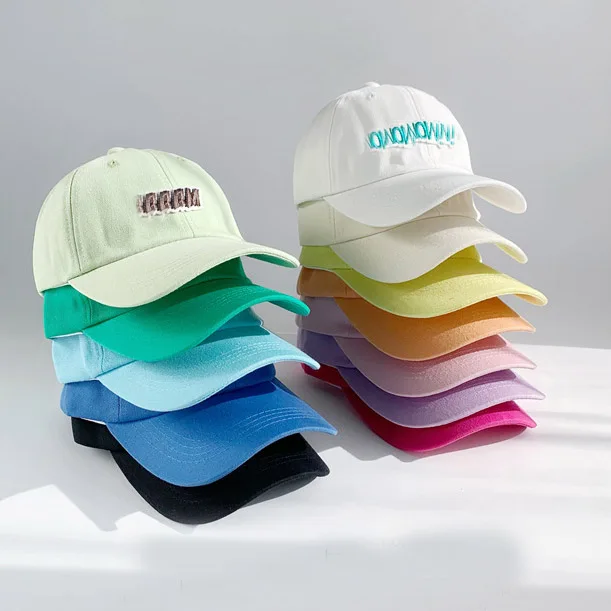 Factory Custom Caps Design Embroidery Logo 6 Panel Cap Outdoor Sport Kids Adult Size unstructured Dad Hats Caps