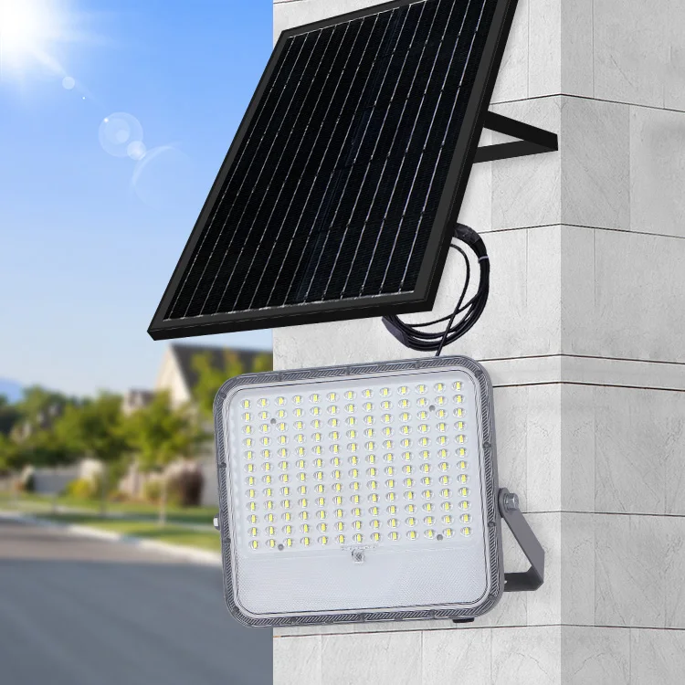 KCD Advanced Technology Portable Manufacturer Whole Sale 100W 200W 300W 500W 3000W Solar Panel Flood Light With Remote Control