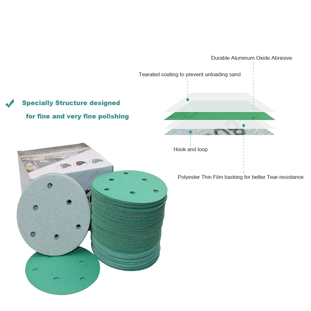 3M Cubitron II discs sanding abrasive tools dry purple Ceramic sanding disc 150mm