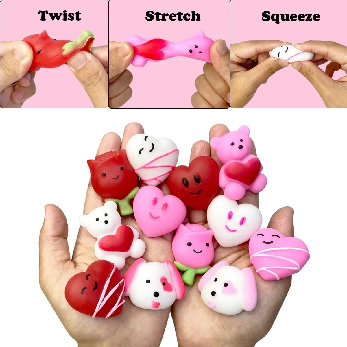 Mini Mochi Squishy toy cute valentine gifts small Mochi cute valentine gifts