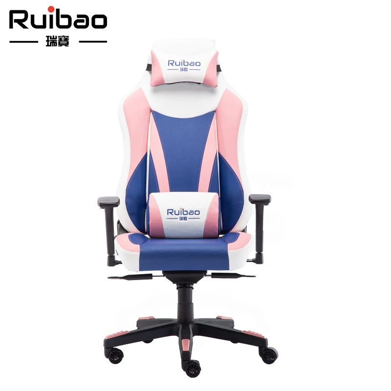 New Fashion Metal Frame PU Leather  Gaming Chair Racing Chair Swivel Tilt  With 3D Armrest