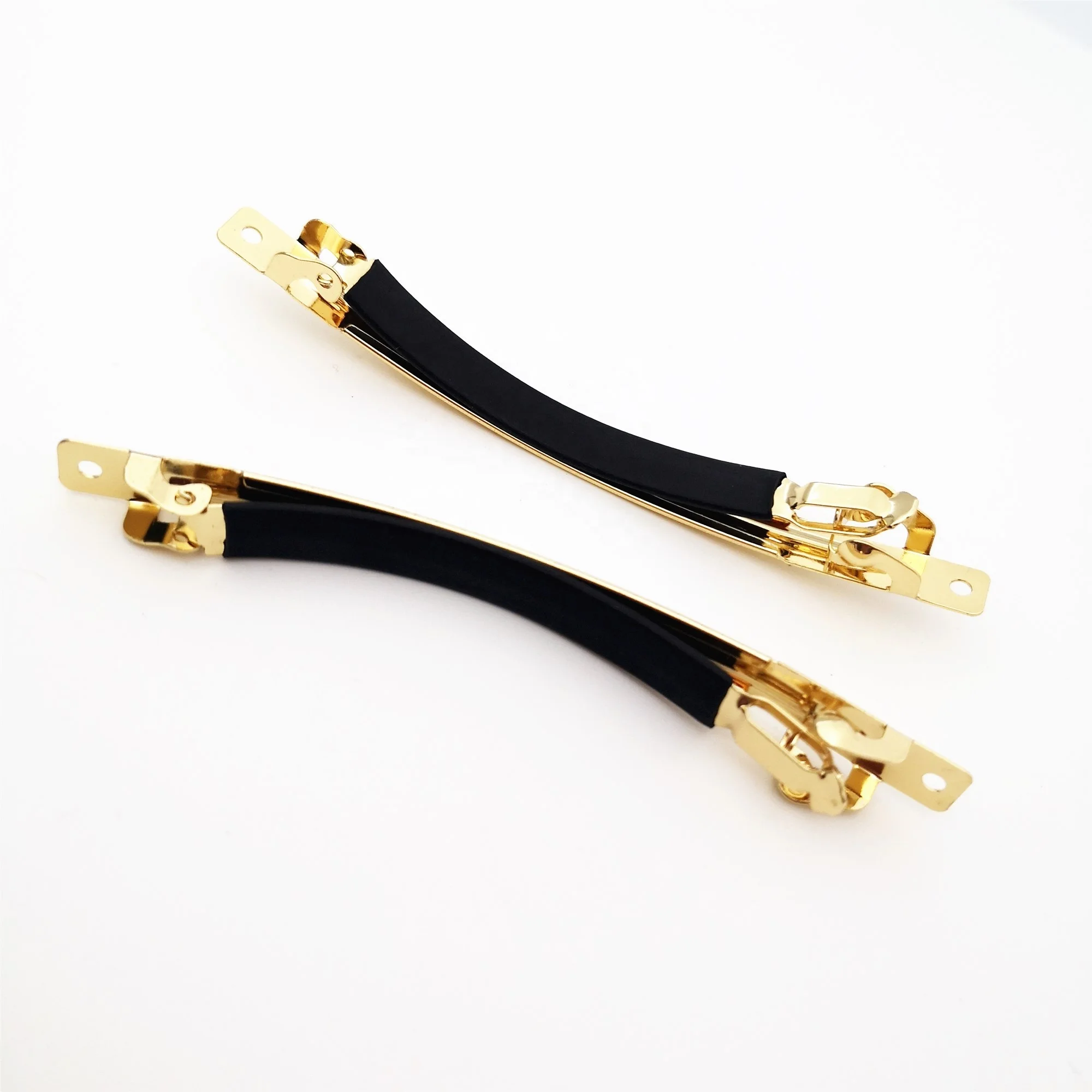 wholesale 3.228 inch gold Hairclip accessories word spring clip hair clip parts
