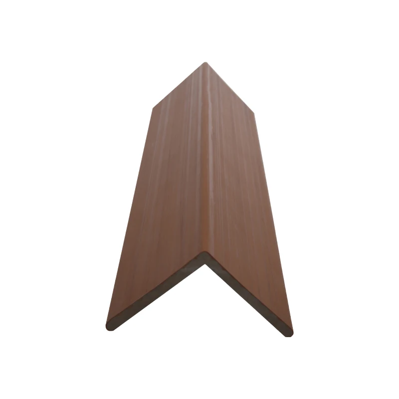 New Design Hot sale  Co-Extrusion   Plastic L Shape  Profile  Cladding Corner For Outdoor PVC  Cladding  Plastic Panel