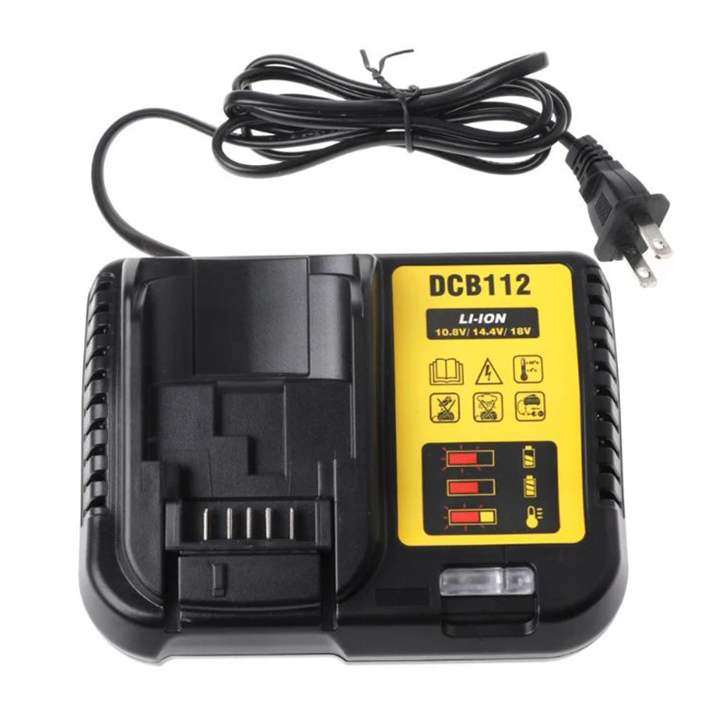 Заменить на Dewalts DCB112 12V-20V MAX литиевое зарядное устройство для дрели 20 V 2A