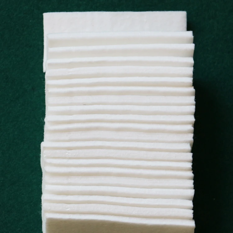 
Factory low price polyester 10 micron air filter cloth coarse filter cotton 