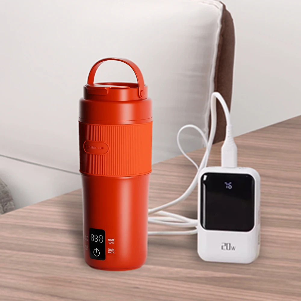 new type C Electric Water Bottle travel coffee car electric kettle 12v/24v portable water boiler  For Travel Camping, Road Trip