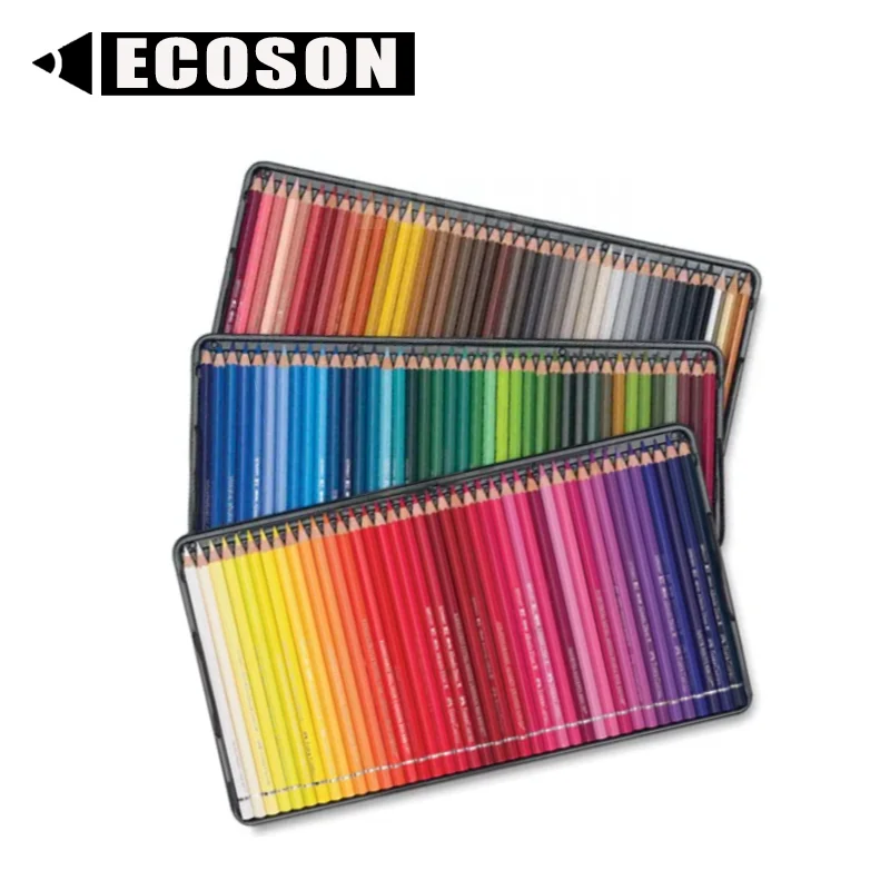 Premium Soft Core 12 24 36 48 50 60 72 96 120 Unique Colors Big Kids Coloring Art Set for Adult Coloring Books Drawing Crafting