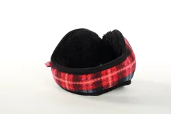 Новое поступление, женские зимние теплые наушники для девочек, теплые наушники в клетку, теплые наушники, повязка на голову