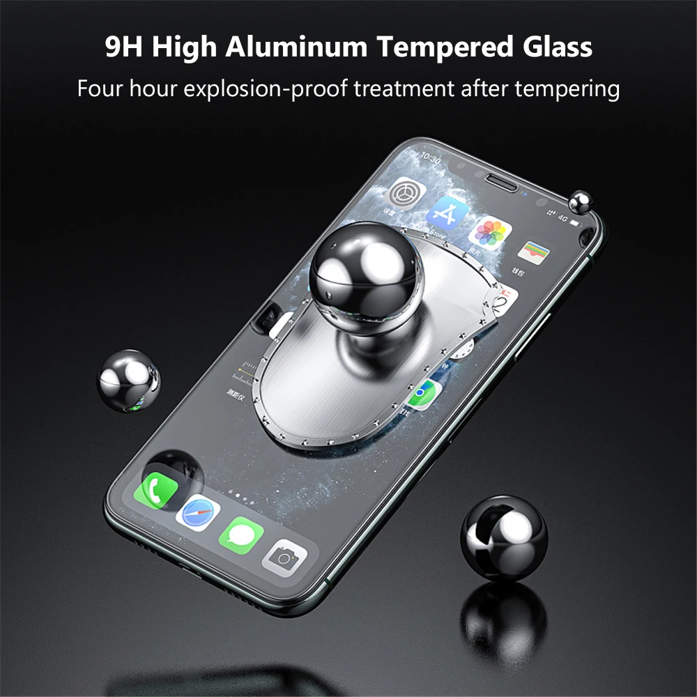 
Free Shipping 10D Tempered Glass For iPhone 11 Pro Max Screen Protector 9H Full Cover Film For 6 7 8 Plus X Xs Max XR 