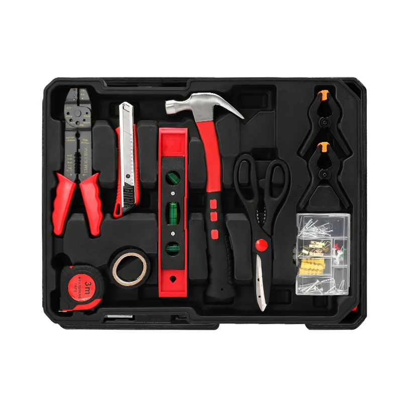 Germany Professional Mechanics Hand Tools Kit with Aluminum Case 187pcs Wrenches Socket Tool Set
