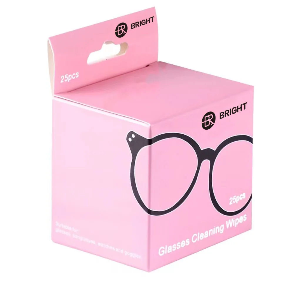 BR New Custom Wipes For Glasses, Screen Anti Fog Wipes Lens Cleaning Wet Wipes