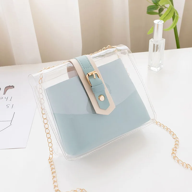 TS9050 2020 wholesale trendy ladies for Purses and handbag designer PVC Tote Clearly Waterproof handbag Women shoulder bag