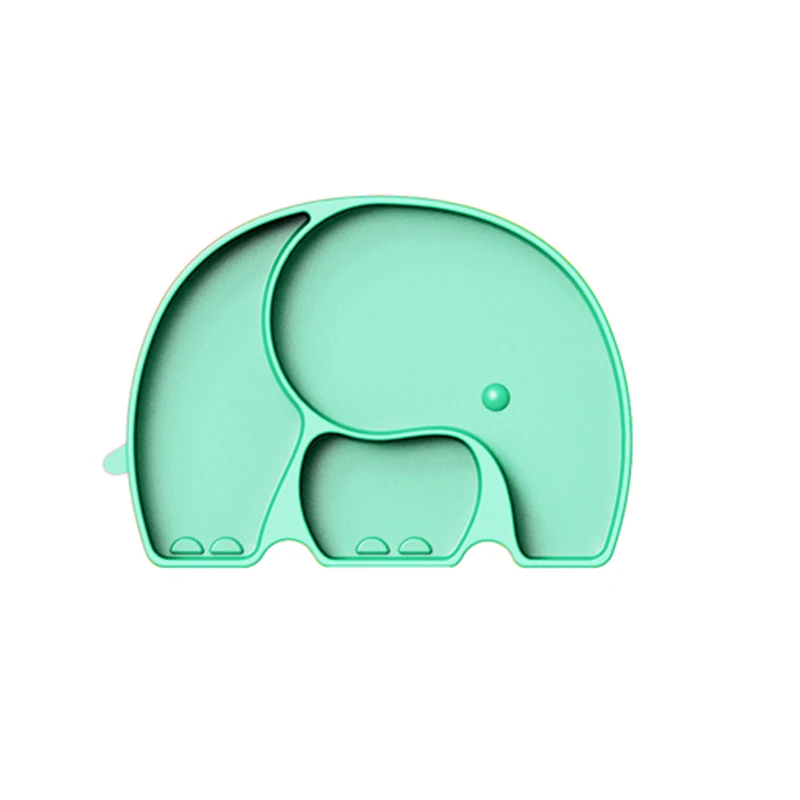 Wholesale 2022 New Design Factory supplies silicone baby feeding set bib spoon bowl baby suction plate  set