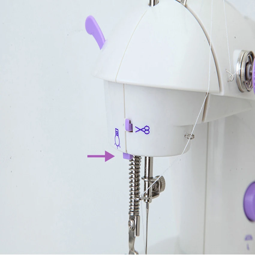 Factory Supply 202 Mini Sewing Machine For Cloth Multifunctional Overlock Sewing Machine Household