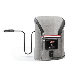 Портативный Путешествия Gery полиэстер температуры дисплей теплое молоко нагреватель для бутылочек для кормления