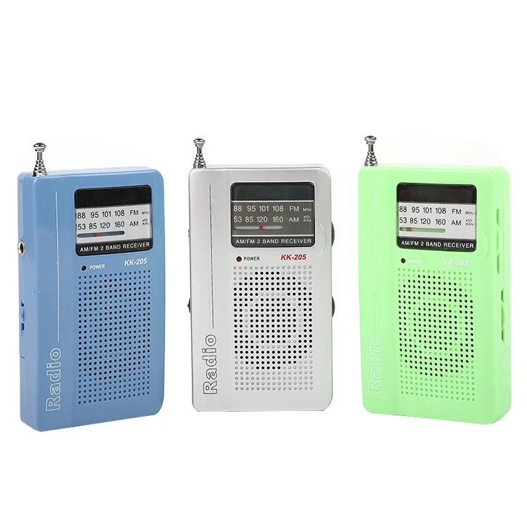 SMALL RADIO AM FM 2 BAND POCKET RADIO HIGH SENSITIVITY WORLD RECEIVER WITH ANTENNA WITH CLIP