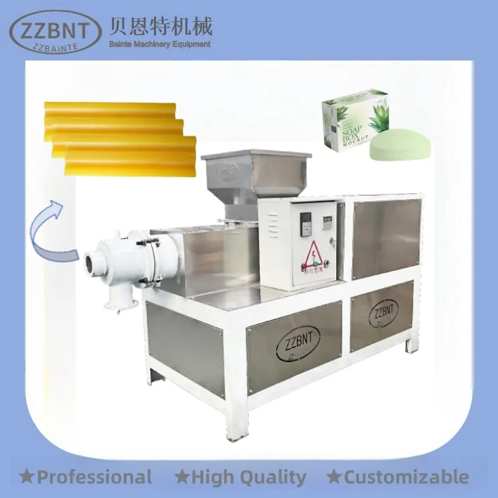 ZZBNT Soap Machine Price 500kg/H Equipment Small Toilet Soap Making Machine Soap Mixer/Plodder/Packing Production Machine