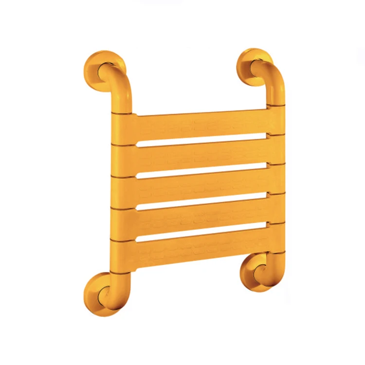 Bathroom yellow or white nylon plastic ABS shower toilet chair for disabled