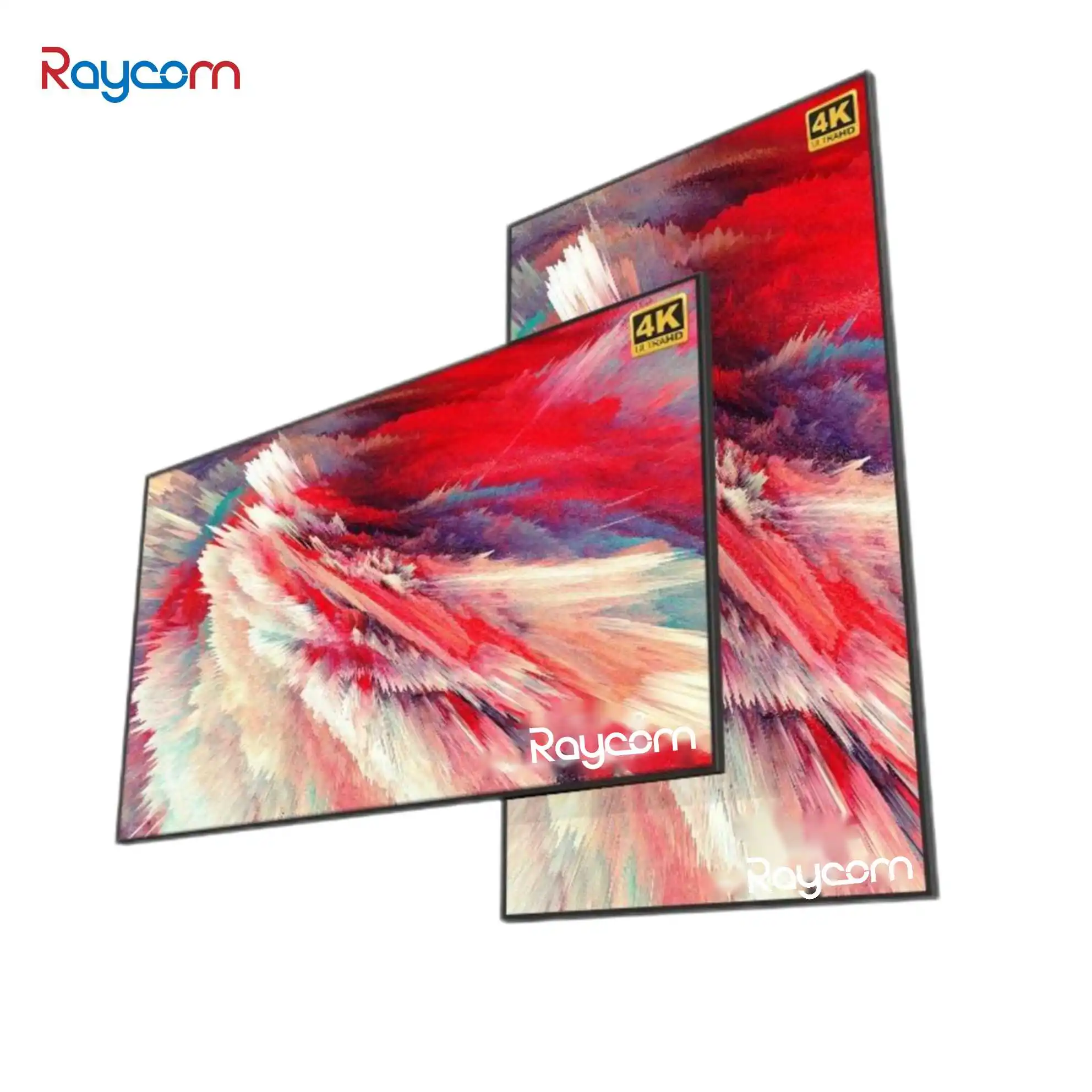 Raycom 32/43/55 Inch 4K LED Android Display Panel LCD Monitor Screens OEM/ODM Digital Advertising Board Indoor Use CMS