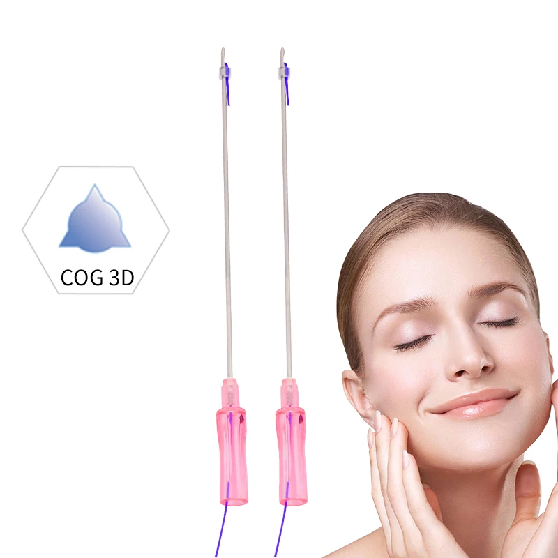 Firmosa korea medical suture fio pdo Cog3 L needle blunt cannula face lifting pcl plla pdo barbed thread