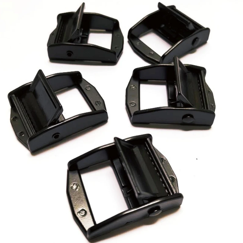 Factory direct selling 20 mm electrophoresis black zinc alloy binding ribbon adjustment buckle