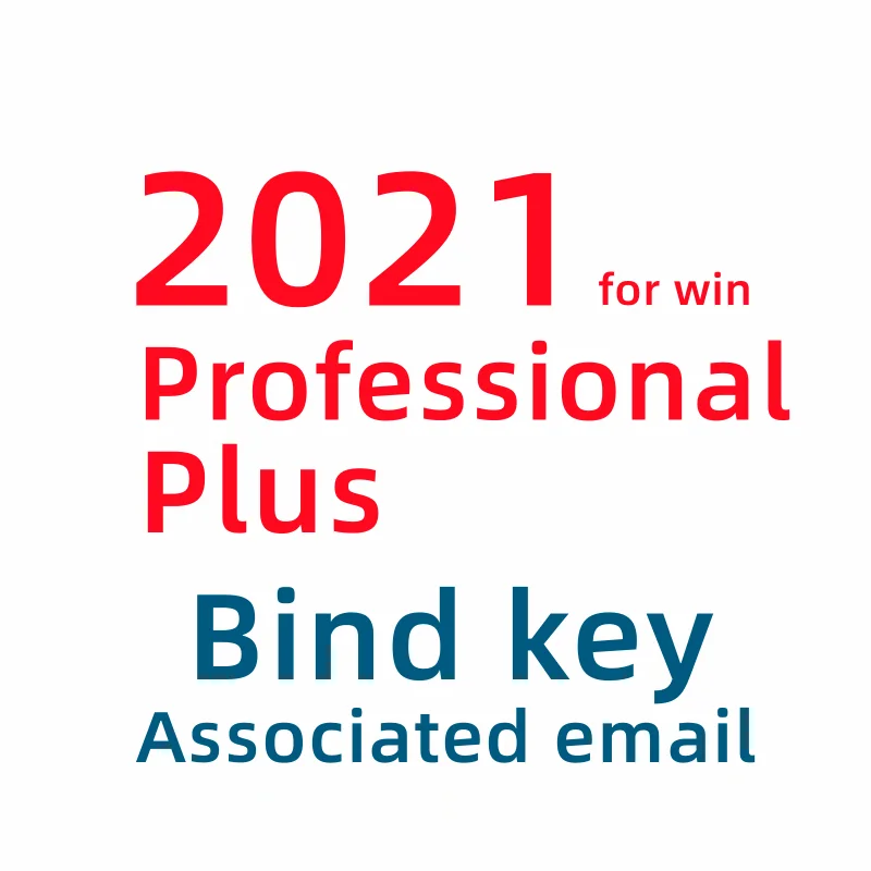 Bind key off  21pp  for win  100% online activation Digital license key off  2021 professional plus key Bind  account