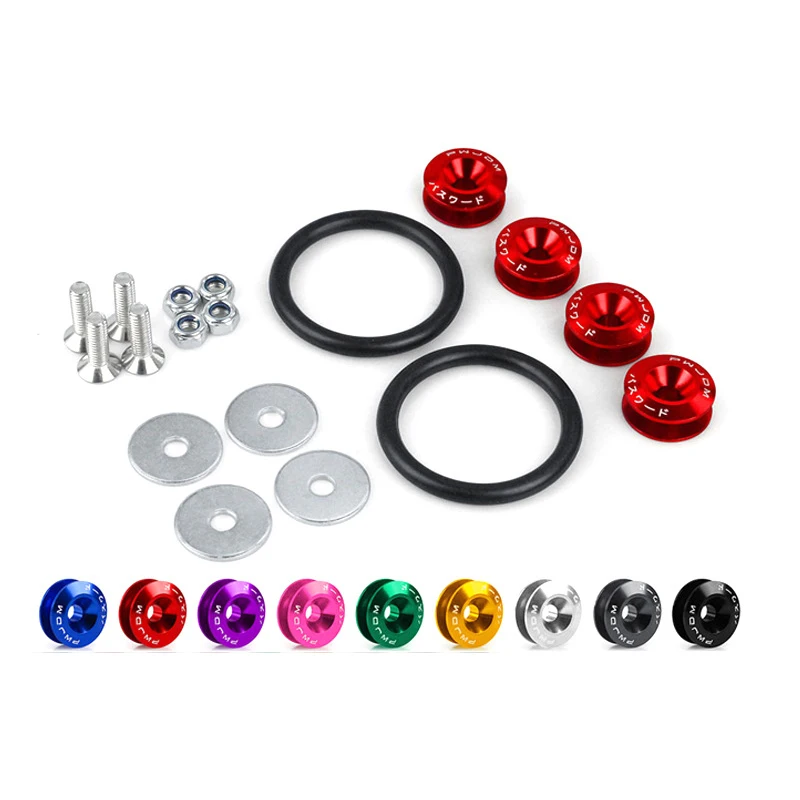 CNC Quick Release Fasteners JDM  Fender Washers for Bumper/Trunk/Hatch Lid