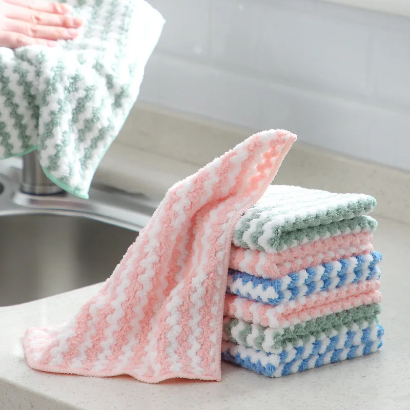 cheap do strong household Coral wool cleaning rags