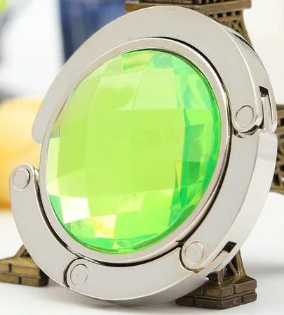 Portable folding crystal bag hanger table hook diamond bag buckle metal bag hanger hook