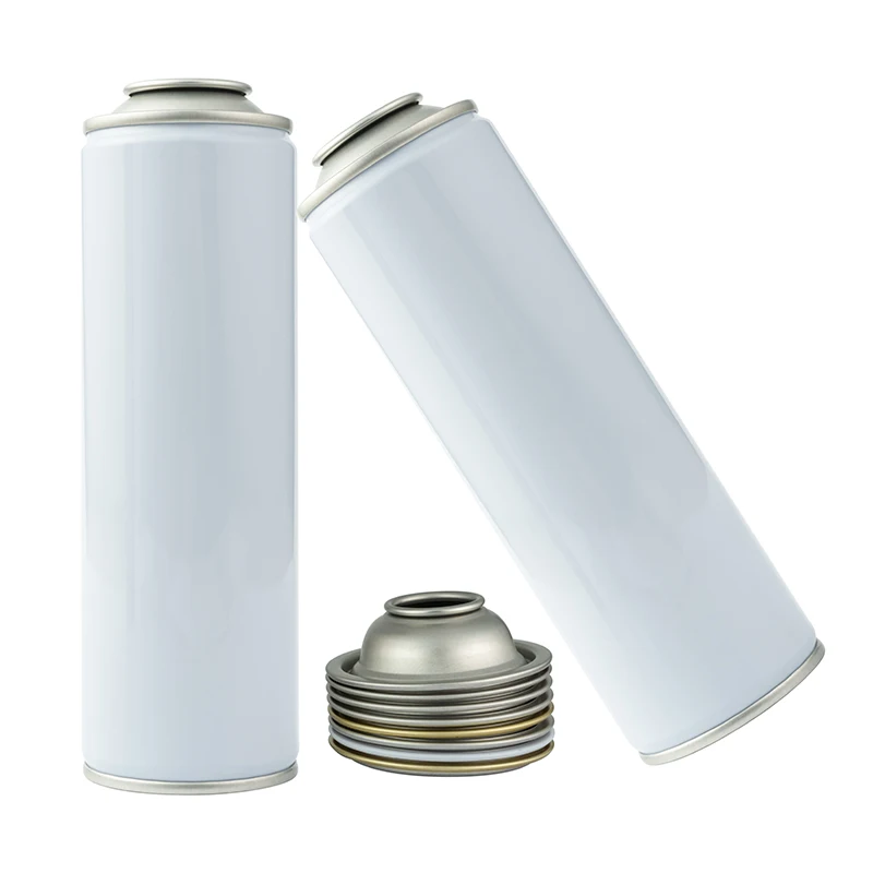 Aluminium can manufacturer custom empty paint aerosol spray can with bag on valve edible oil aerosol cans