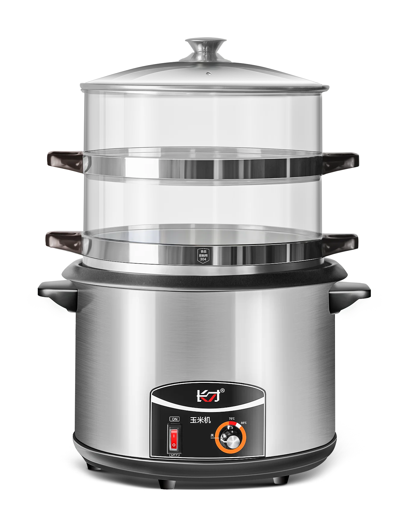 Factory Price Commercial Small 2 Layers Electric Sweet Corn Steamer Food Steamer