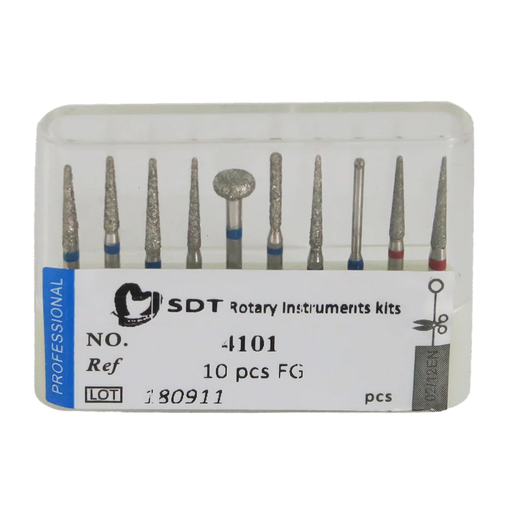 FG burs kit clinic diamond burs Safe for high speed handpiece Crown Bridge preparation for anterior
