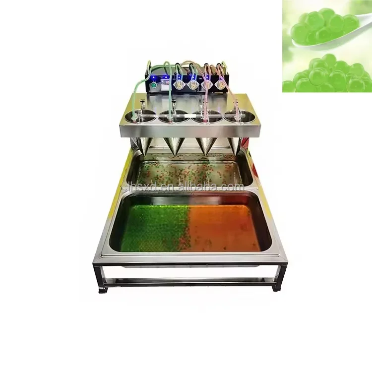 2024 High Capacity Automatic Explosion Bead Bubble Tea Jelly Balls Making Machine