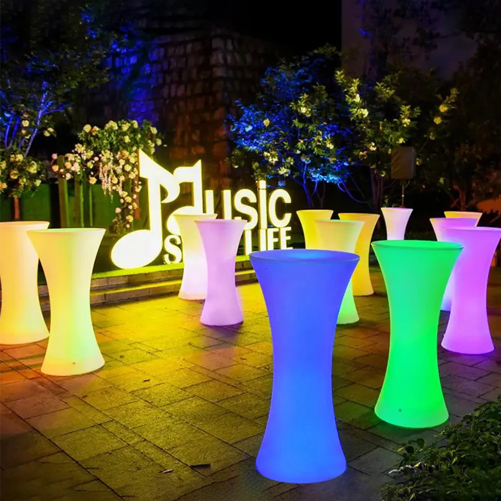 2022 Hot sell LED color changing illuminated bar table best price