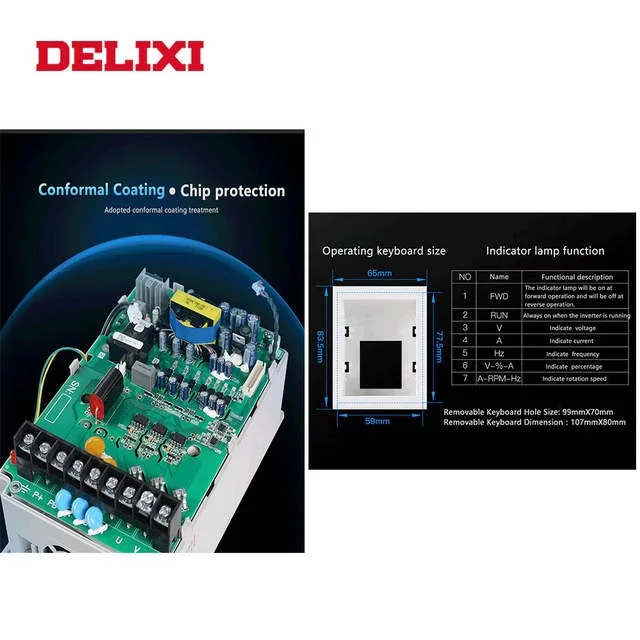 Delixi CDI-SPD 4KW pump controller MPPT solar inverter
