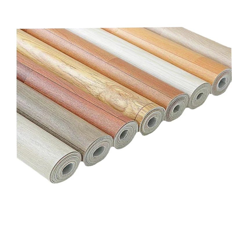 High Quality Durable PVC Vinyl Felt Roll Thickened Waterproof Linoleum Plastic Carpet for Indoor Use Flooring