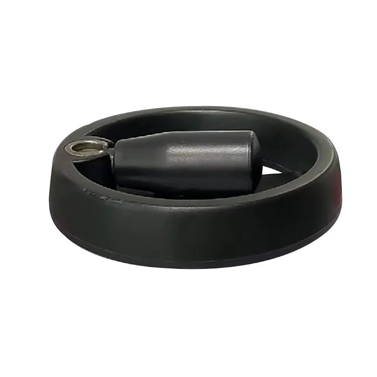 Bakelite round handwheel with rotating handle